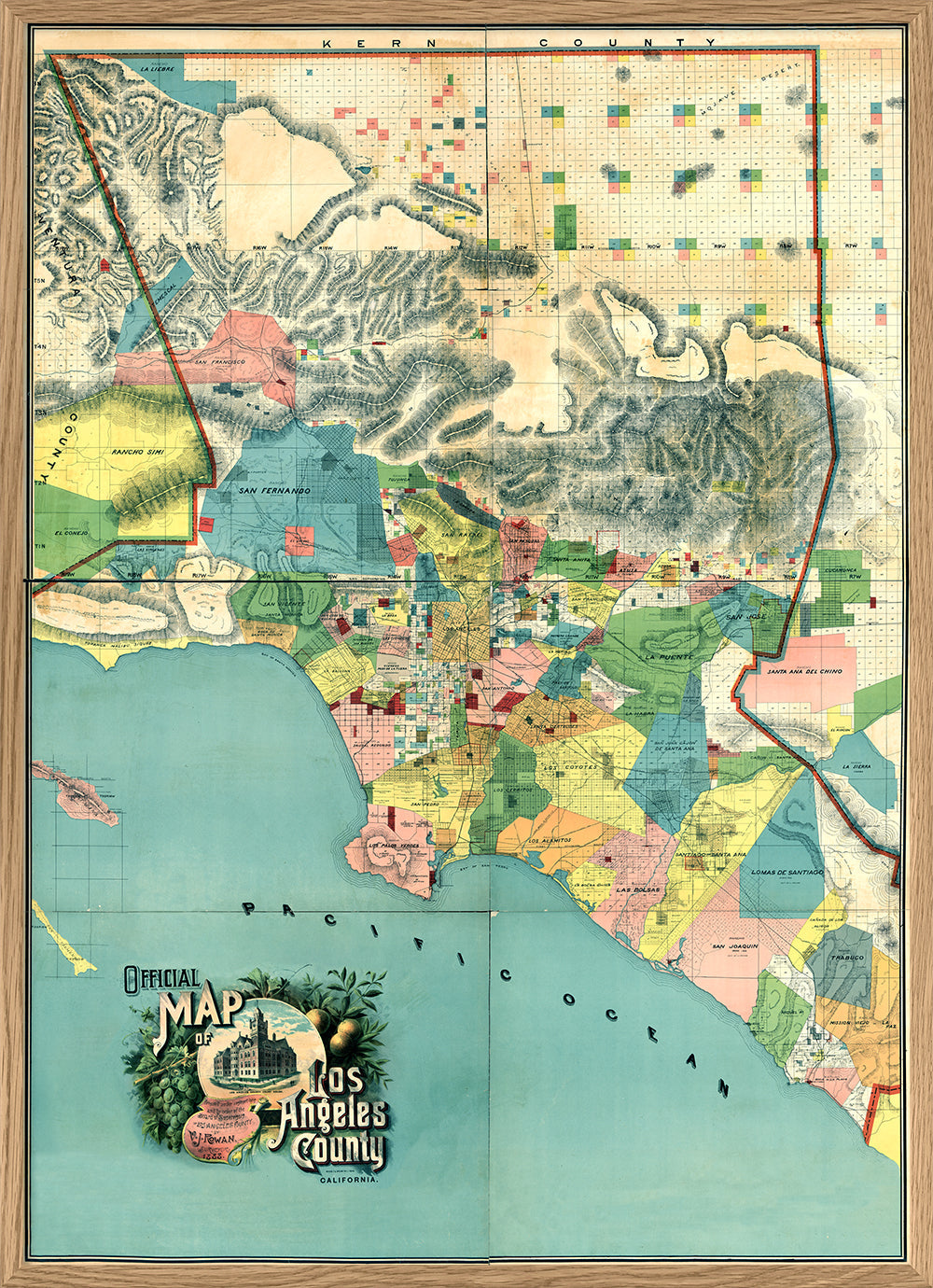 【ヴィンテージ】California Road Atlas 古地図 ロサンゼルス 11105OF_c881c0f3-39a3-4074-