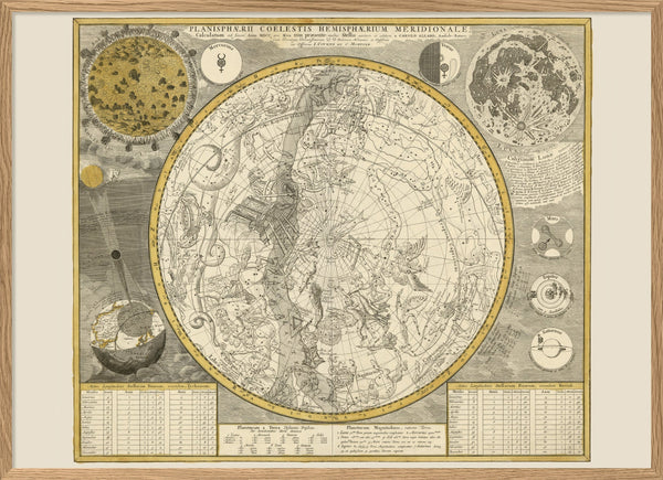 Map of Planispærii Coelestis