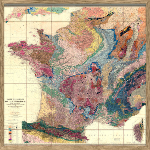 Carte Géologique de la France