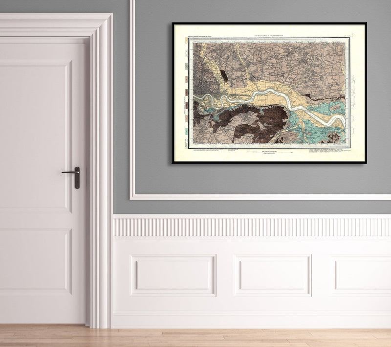 Geological Chart of Brentwood