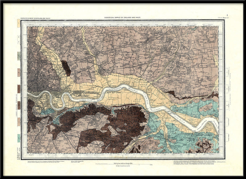 Geological Chart of Brentwood