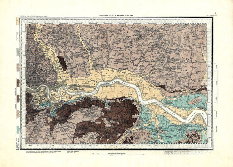 Geological Chart of Brentwood
