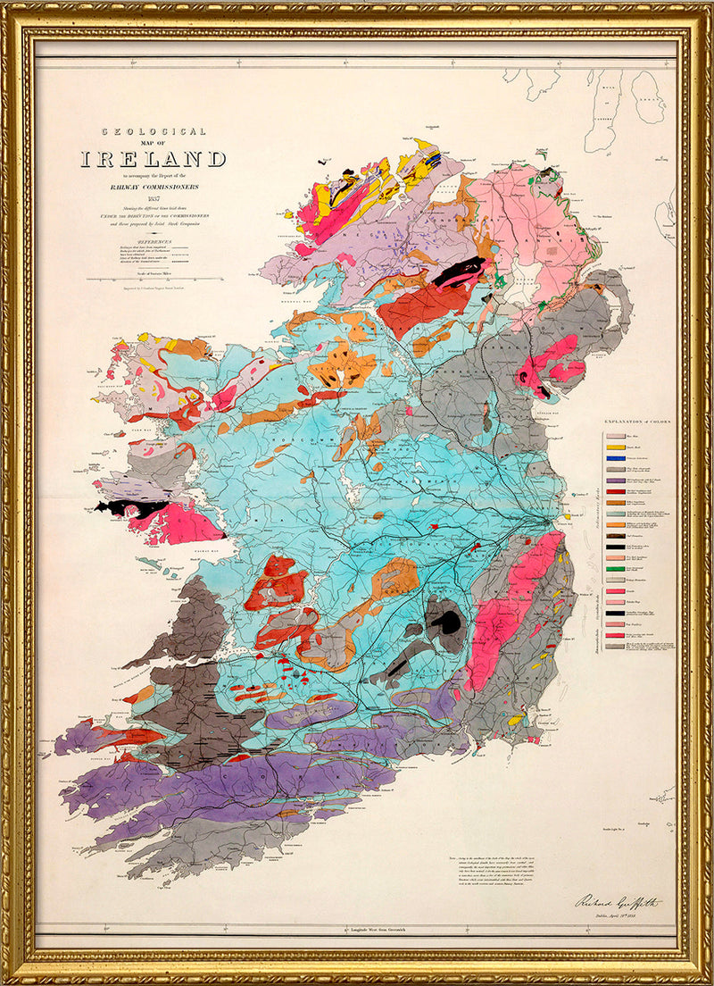 Geological Map of Ireland 1837