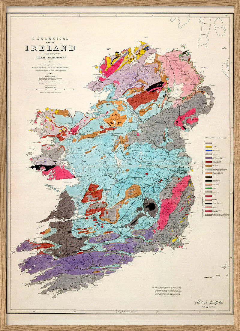 Geological Map of Ireland 1837