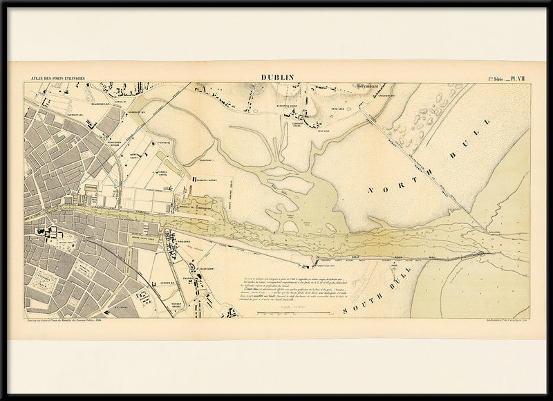 Map of Dublin 1884