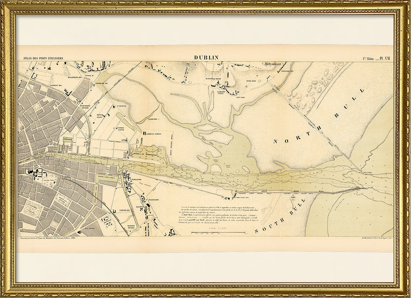 Map of Dublin 1884