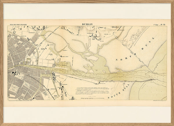 Map of Dublin 1884
