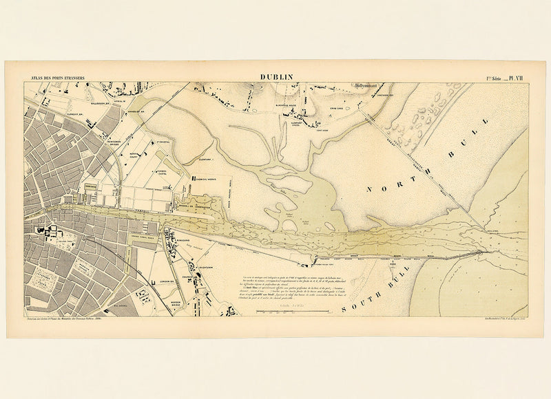 Map of Dublin 1884
