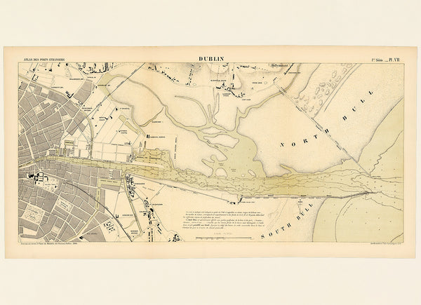 Map of Dublin 1884