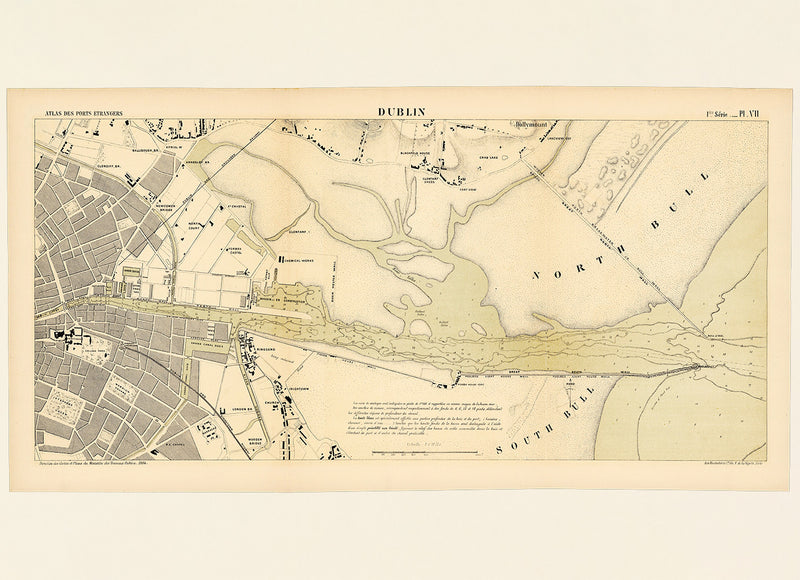 Map of Dublin 1884