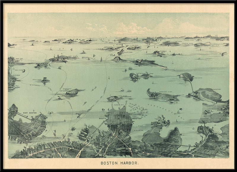 Boston Harbour Panoramic