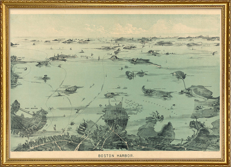 Boston Harbour Panoramic