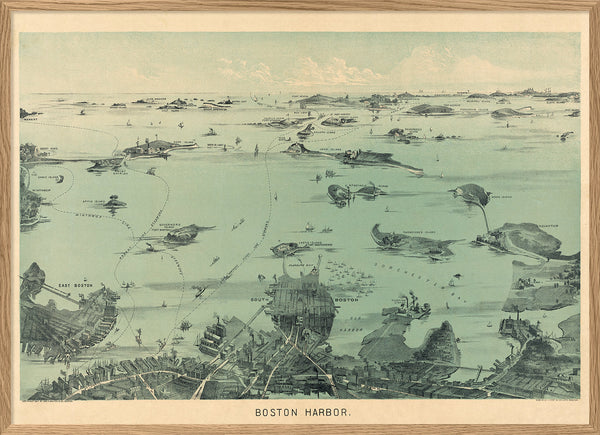 Boston Harbour Panoramic