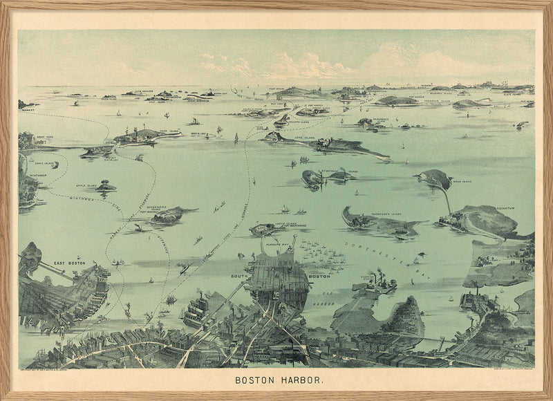 Boston Harbour Panoramic