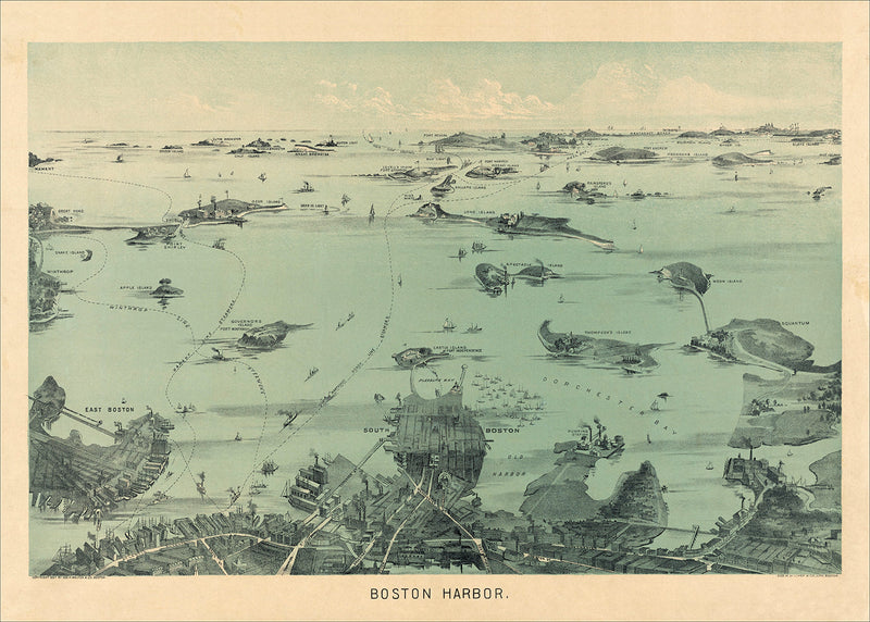 Boston Harbour Panoramic