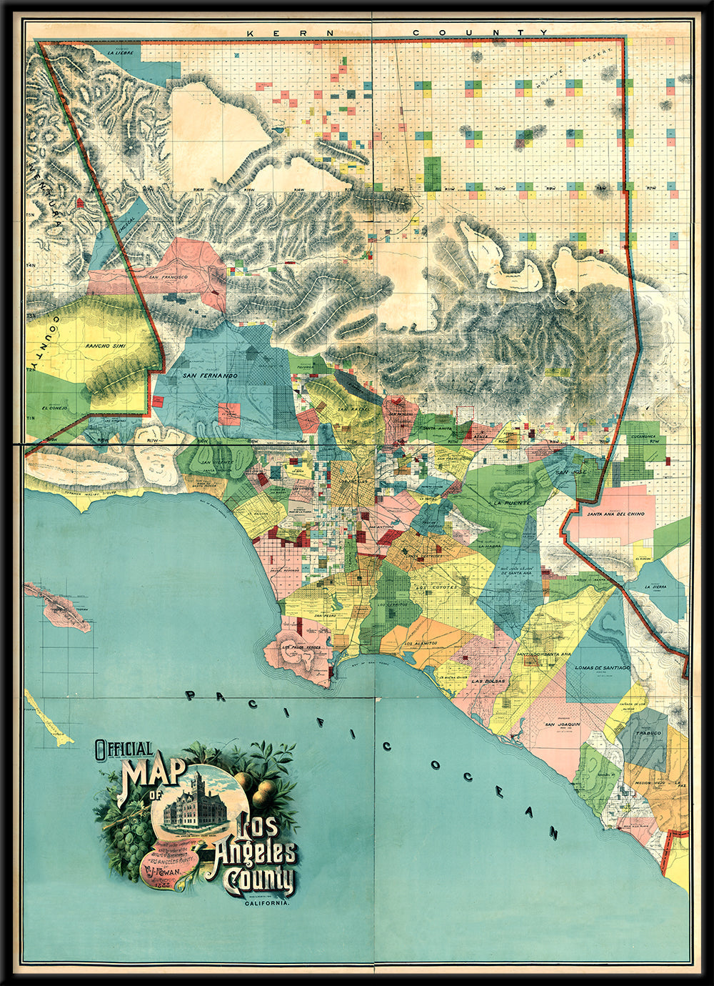 【ヴィンテージ】California Road Atlas 古地図 ロサンゼルス 11105BF_6d29eccd-f1ad-43ec-