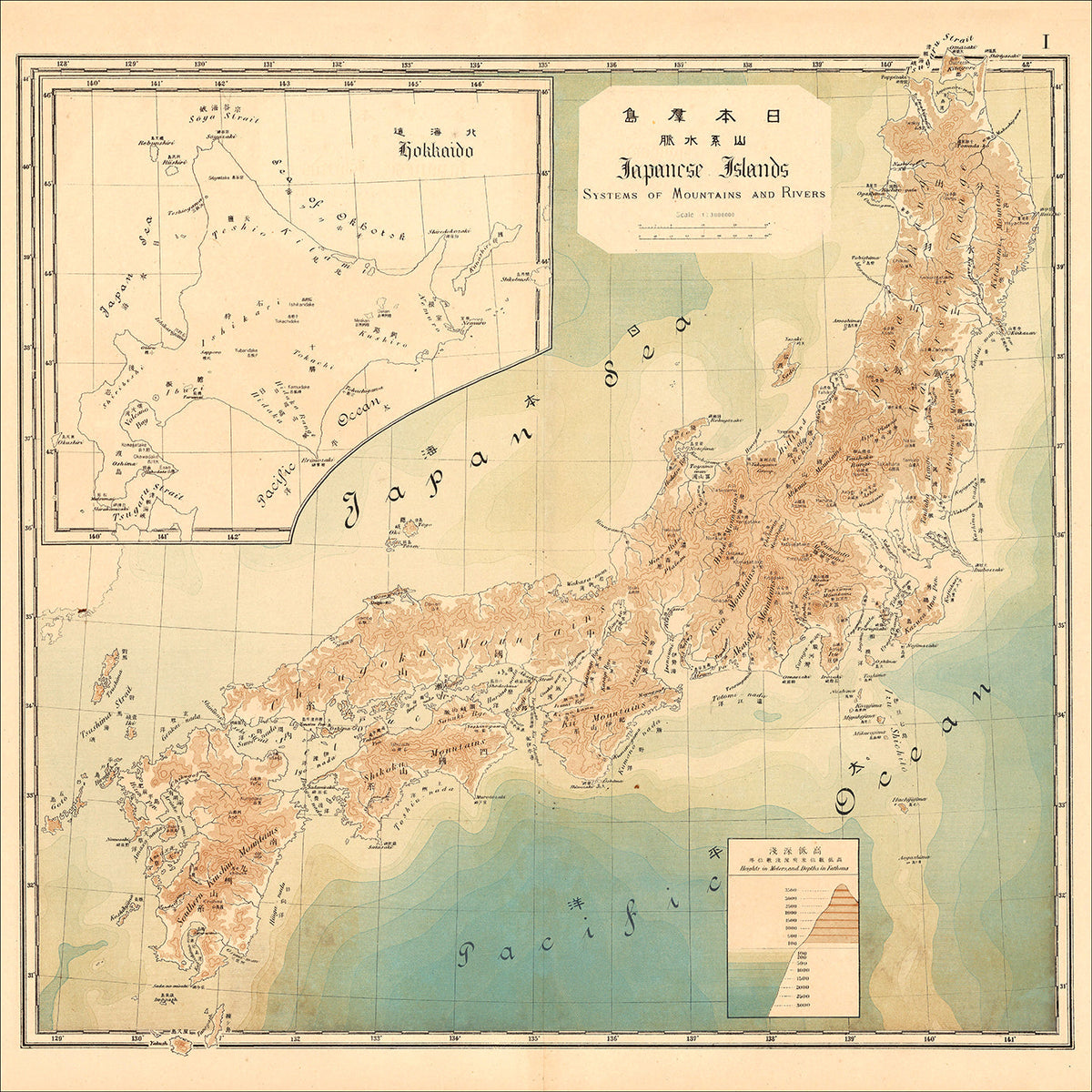 Vintage Atlas Map of Japan – The Dybdahl Co.