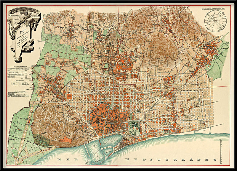 Barcelona - Map