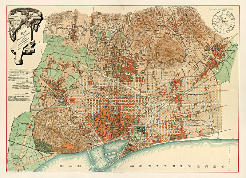 Barcelona - Map