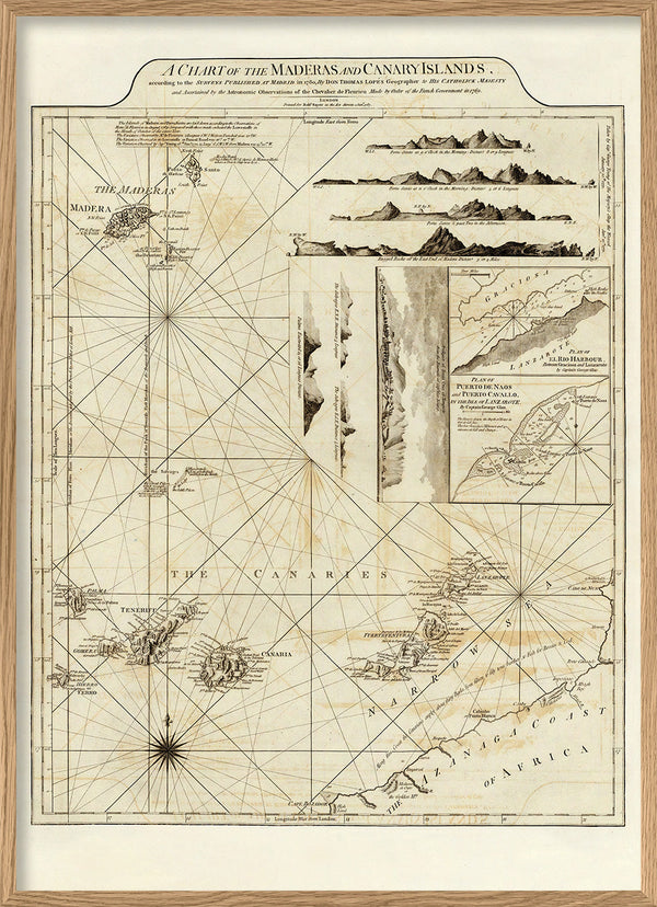Madeira and Canary Island - Map