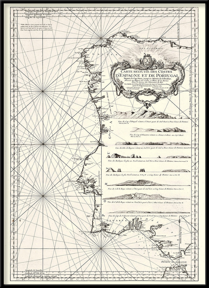 Spain and Portugal Coast - Map