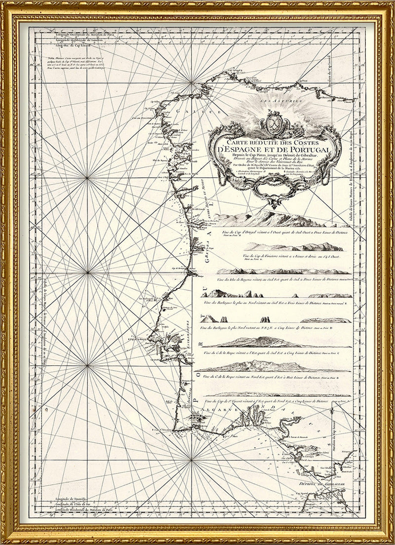 Spain and Portugal Coast - Map