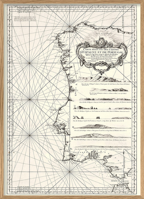Spain and Portugal Coast - Map