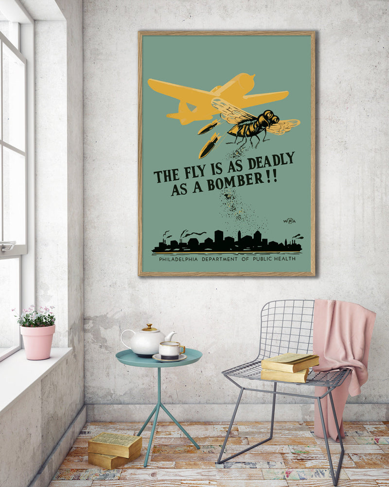 The fly is as deadly as a bomber!!