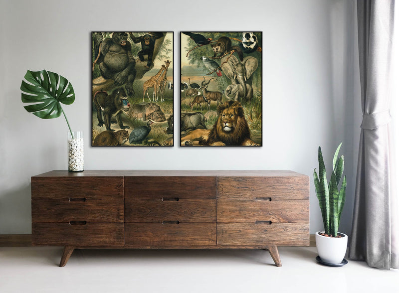 African Fauna Left Side