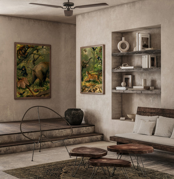 Oriental Fauna Left Side