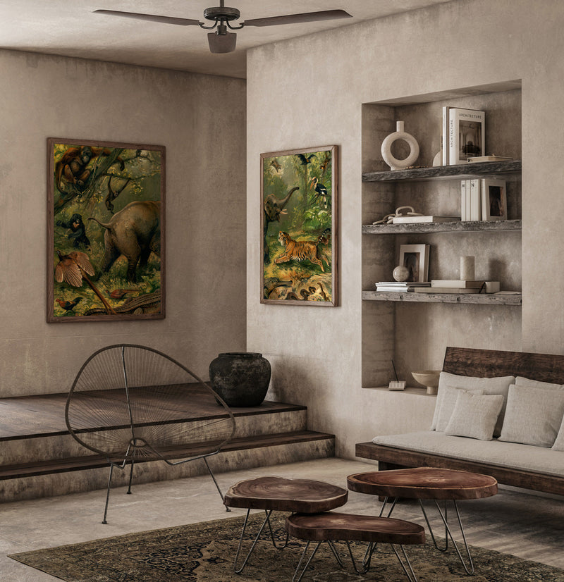 Oriental Fauna Left Side