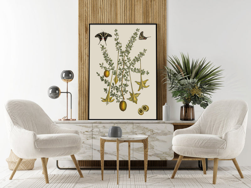 Butterflies and Yellow Flowers