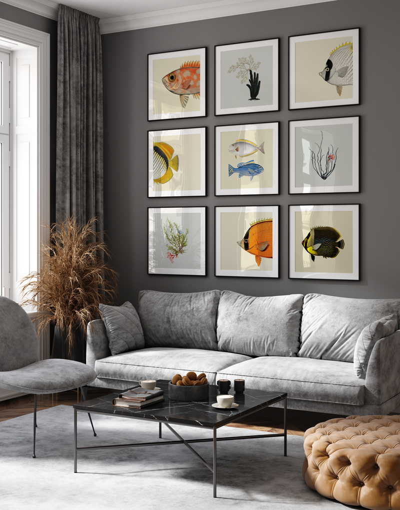 White Yellow Fish Head