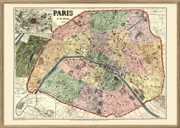 Map of Paris
