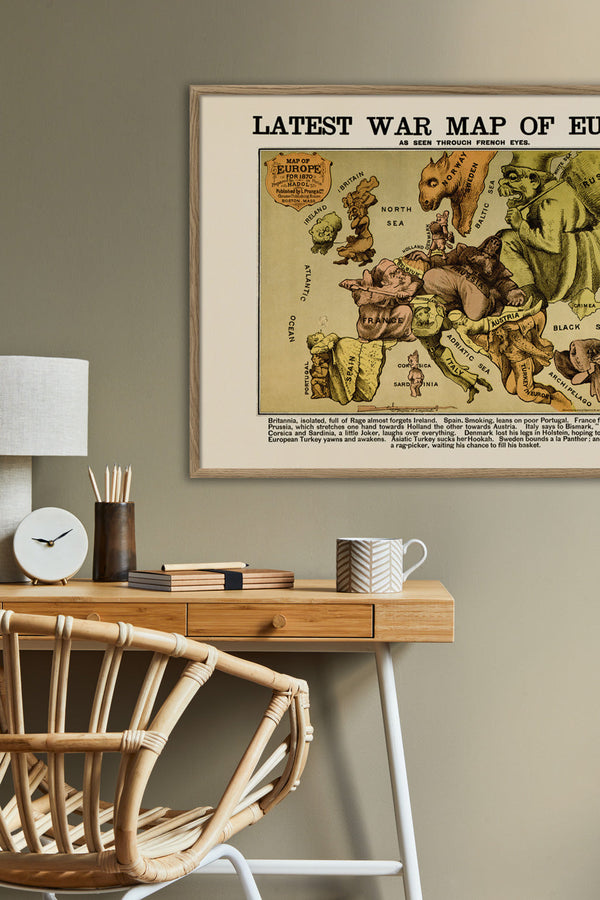 War map of Europe
