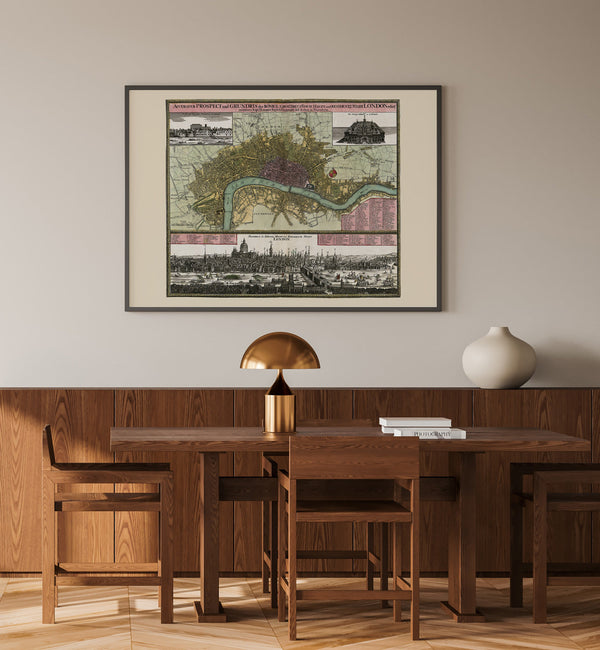 Map of London prospect