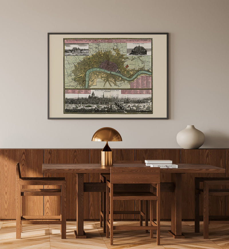 Map of London prospect