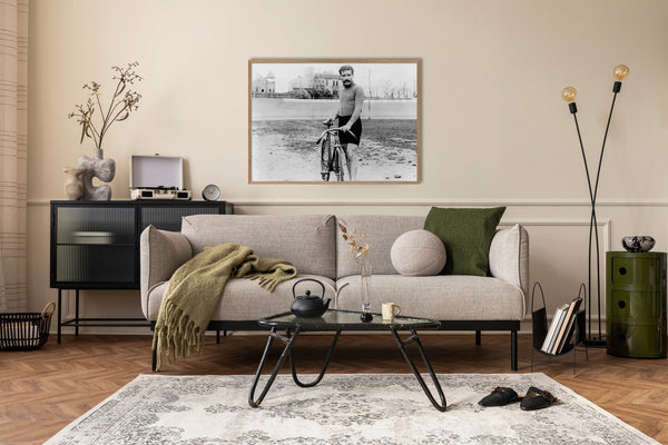 Man and bicycle II