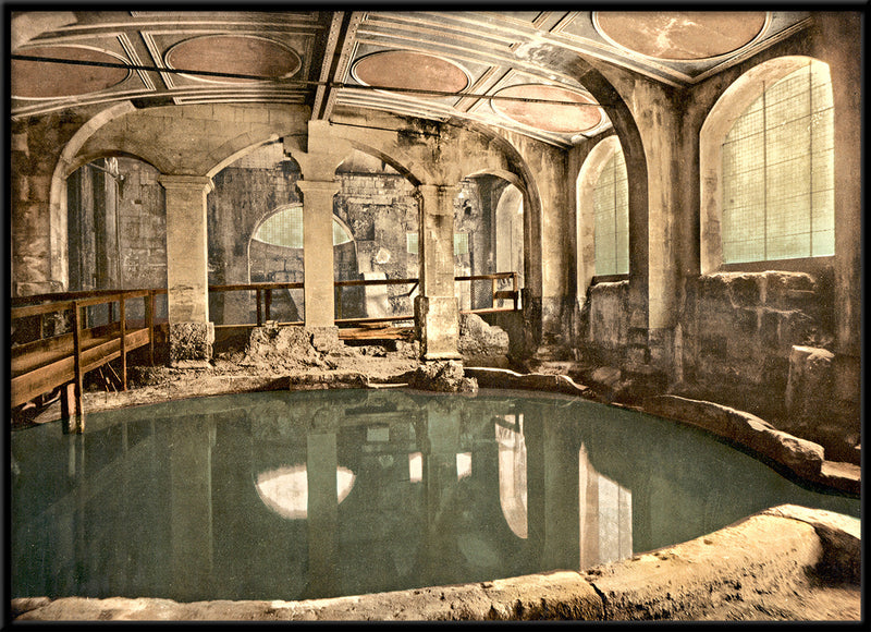 Roman bath in Bath, England