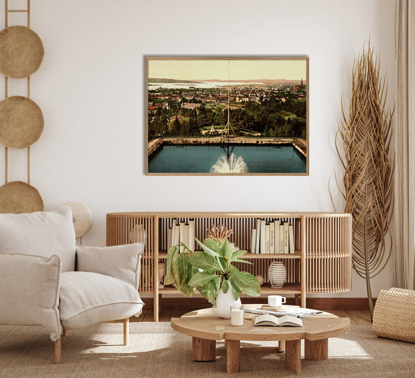 Panoramic view over Oslo, Norway