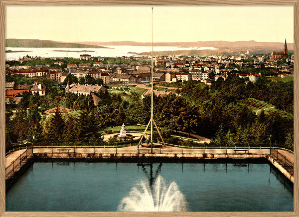 Panoramic view over Oslo, Norway