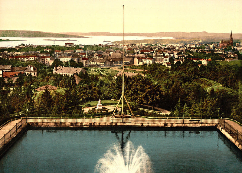 Panoramic view over Oslo, Norway