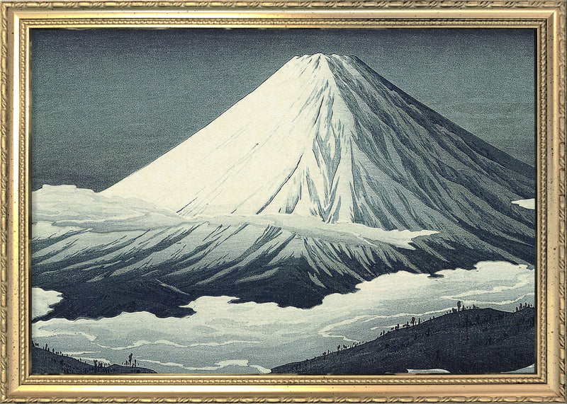 UKIYO-E Mount Fuji. Mini Print
