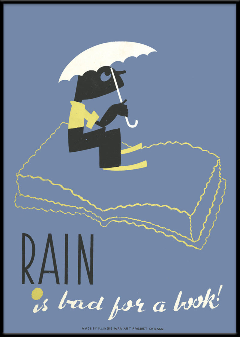 Rain is bad for a book!