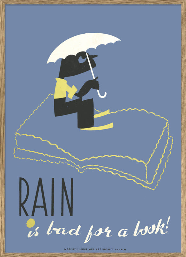 Rain is bad for a book!