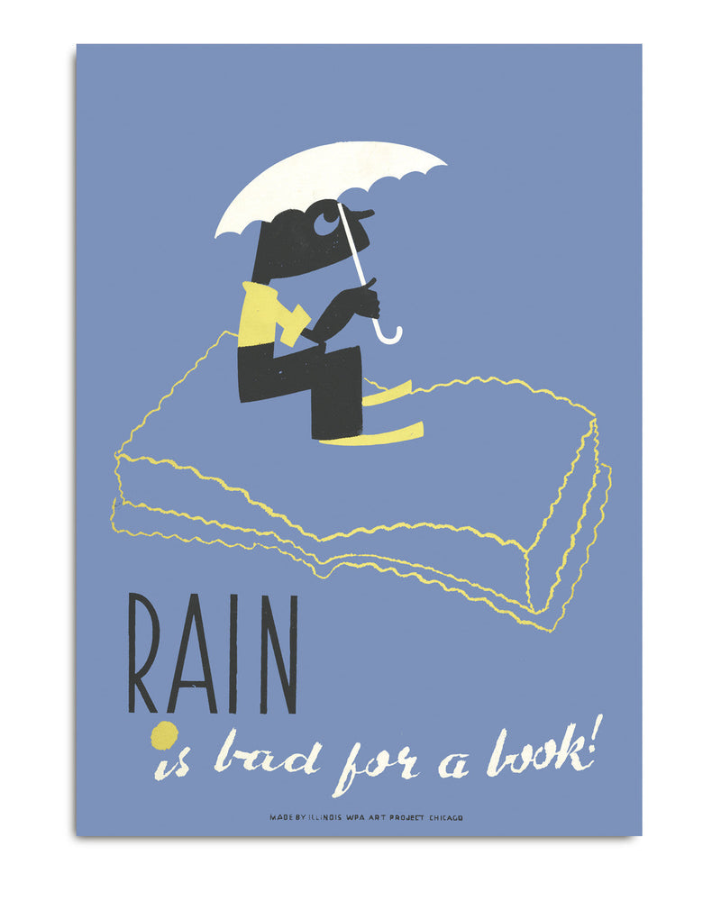 Rain is bad for a book!