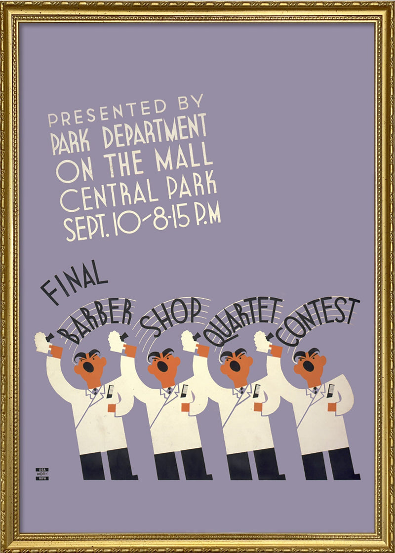 Final Barber Shop Quartet Contest