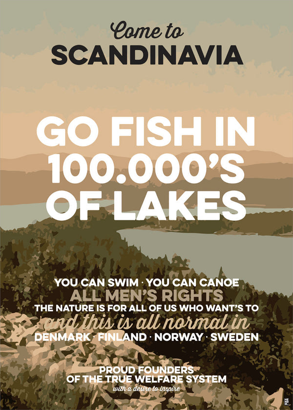 Go fish in 100.000's of lakes