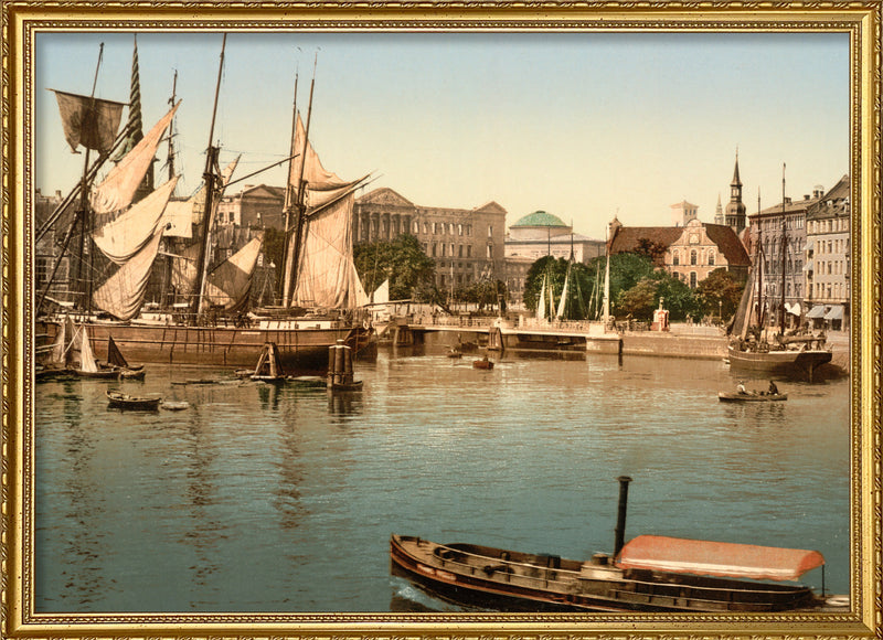 Harbour with the Ruin of Christianborg Castle