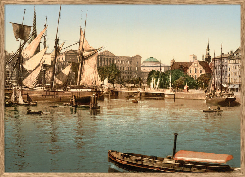 Harbour with the Ruin of Christianborg Castle